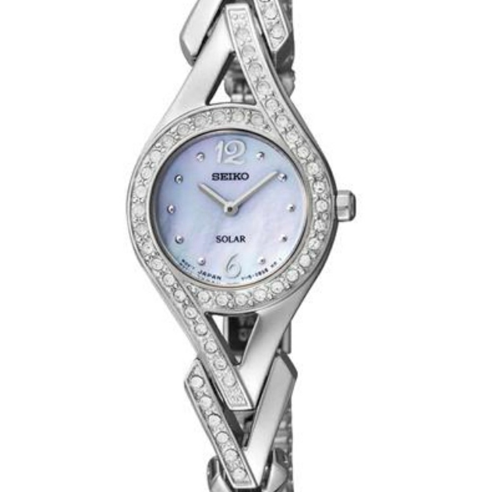 NWT Mother of Pearl Seiko Watch